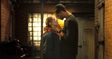 Momento de tensão e emoção entre o casal protagonista